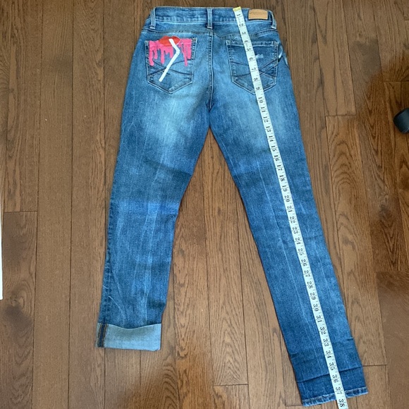 🔥 This week’s sale!
Aeropostale Skinny Designer Art Jeans Handpainted - Picture 8 of 13